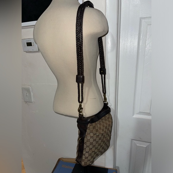 Vintage Gucci canvas rope crossbody bag - Picture 5 of 9